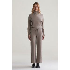 KALHOTY GANT WOOL KNITTED PANTS WARM GREY obraz