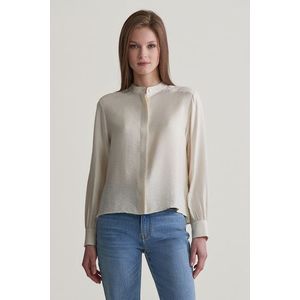 KOŠILE GANT REG TEXTURE BLOUSE CREAM obraz