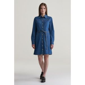 ŠATY GANT REG DENIM DRESS INDIGO obraz