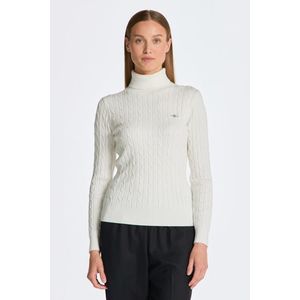 ROLÁK GANT STRETCH COTTON CABLE TURTLENECK EGGSHELL obraz