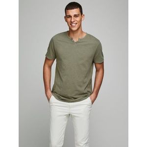 Khaki tričko Jack & Jones obraz