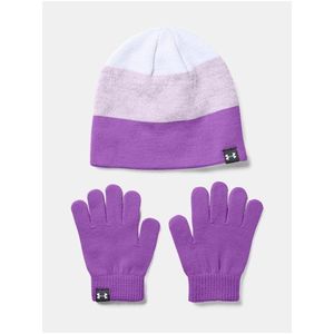 Fialová Čepice Under Armour G Beanie Glove Combo obraz