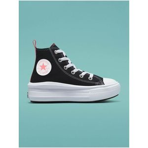 Černé dětské kotníkové tenisky na platformě Converse Chuck Taylor All Star obraz