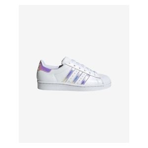 Bílé holčičí kožené tenisky adidas Originals Superstar obraz