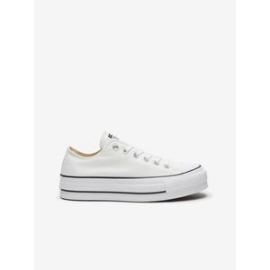 Bílé tenisky na platformě Converse Chuck Taylor All Star Canvas Platform obraz