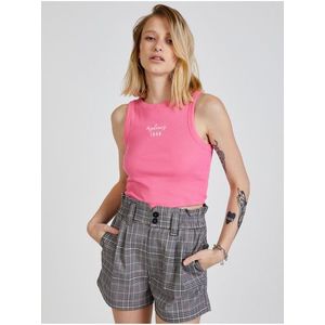 Růžový dámský cropped top TALLY WEiJL obraz