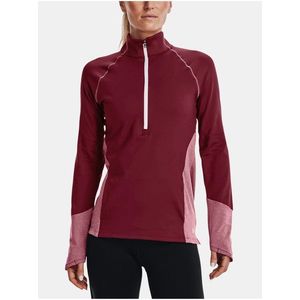 Mikina Under Armour UA ColdGear 1/2 Zip-RED obraz