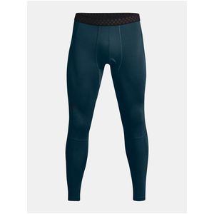 Legíny Under Armour UA ColdGear Rush Leggings - modrá obraz