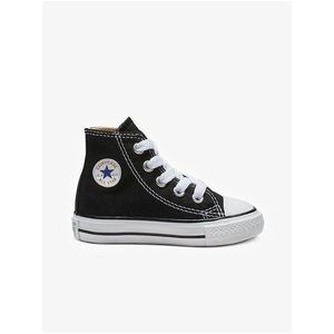 Černé dětské kotníkové tenisky Converse obraz