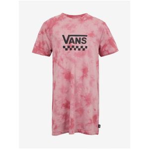 Růžové holčičí batikované šaty VANS Cloud Wash obraz