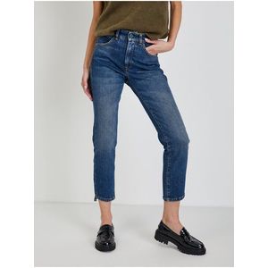 Modré zkrácené slim fit džíny Salsa Jeans Secret Glamour obraz