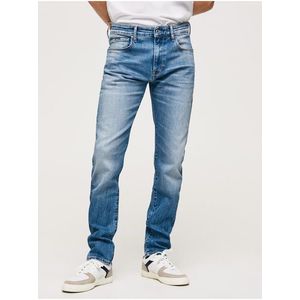 Modré pánské straight fit džíny Pepe Jeans Crane obraz