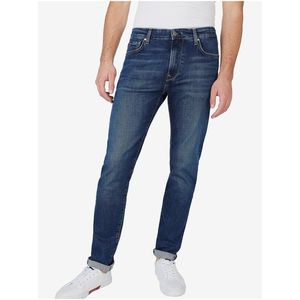 Tmavě modré pánské slim fit džíny Pepe Jeans Crane obraz