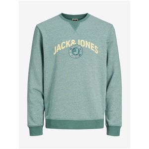 Zelená klučičí mikina Jack & Jones obraz