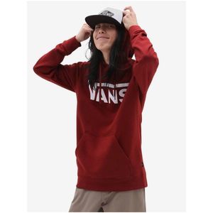 Vínová pánská mikina s kapucí VANS Mn Vans Classic Po Hoodie II obraz