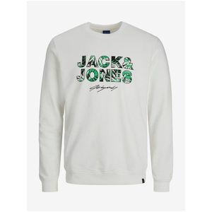 Bílá klučičí mikina Jack & Jones Tulum obraz