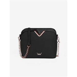 Černá dámská crossbody kabelka VUCH Fossy Smooth Black obraz