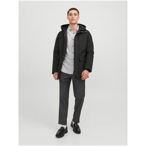 Černá pánská zimní parka Jack & Jones Rob obraz