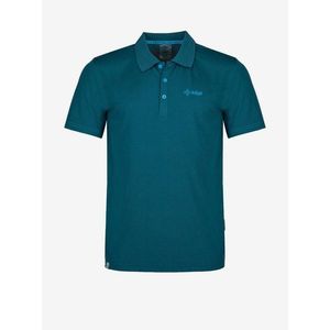 Petrolejové pánské sportovní polo tričko Kilpi COLLAR obraz