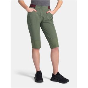 Khaki dámské outdoorové 3/4 kalhoty Kilpi MEEDIN-W obraz