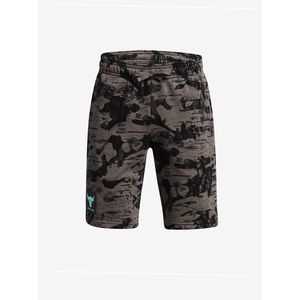 Tmavě šedé kraťasy Under Armour Pjt Rck Boys Terry Short Pt obraz