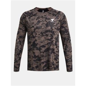 Hnědé tričko Under Armour Pjt Rck IsoChill LS obraz