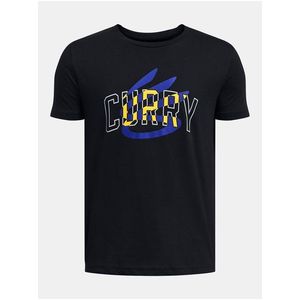 Černé tričko Under Armour Curry Logo Tee obraz