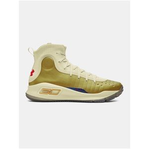 Khaki sportovní tenisky Under Armour CURRY 4 RETRO obraz