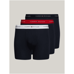 Sada tří pánských boxerek v tmavě modré barvě Tommy Hilfiger Underwear obraz