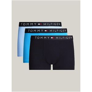 Sada tří pánských boxerek v černé a modré barvě Tommy Hilfiger Underwear obraz