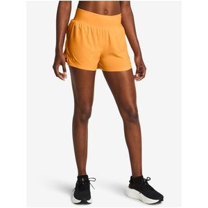 Oranžové dámské sportovní kraťasy Under Armour UA Launch Pro 3'' Shorts obraz