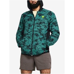 Modrá pánská vzorovaná bunda Under Armour Pjt Rck Iso Tide Hybrid Jkt-BLU obraz