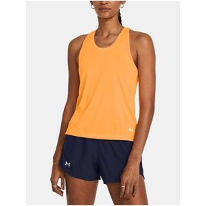 Oranžové dámské tílko Under Armour UA Launch Singlet obraz