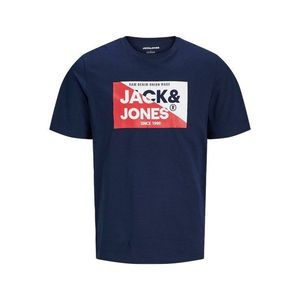 Tmavě modré pánské tričko Jack & Jones Nolan obraz