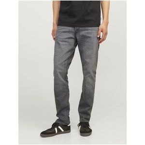 Šedé pánské slim fit džíny Jack & Jones Glenn obraz