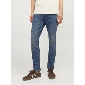 Modré slim fit džíny Jack & Jones Glenn - Pánské obraz