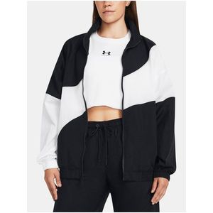 Bílo-černá dámská bunda Under Armour Legacy Crinkle obraz