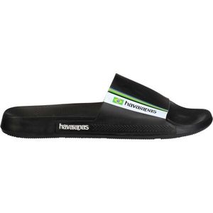 HAVAIANAS SLIDE BRASIL Unisex pantofle, černá, velikost 41/42 obraz