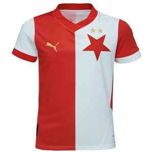 Puma SK SLAVIA HOME JERSEY REPLICA JR Chlapecký dres, bílá, velikost obraz