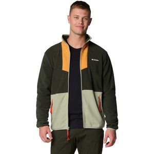 Columbia SEQUOIA GROVE FULL ZIP FLEECE Pánská fleecová mikina, tmavě zelená, velikost obraz