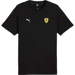 Puma FERRARI RACE COLORED SHIELD TEE Pánské triko, černá, velikost obraz