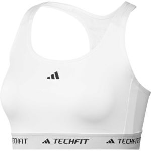 adidas TECHFIT MEDIUM-SUPPORT BRA Dámská podprsenka, bílá, velikost obraz