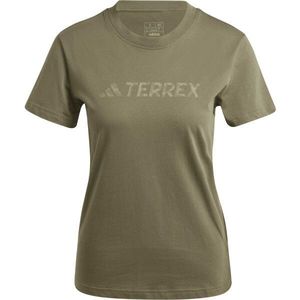 adidas TERREX CLASSIC LOGO Dámské triko, khaki, velikost obraz