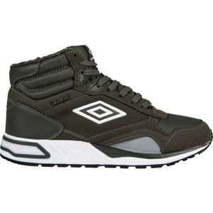 Umbro REDHILL HIGH W PROOF Pánská volnočasová obuv, tmavě zelená, velikost 44.5 obraz