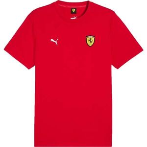 Puma FERRARI RACE COLORED SHIELD TEE Pánské triko, červená, velikost obraz