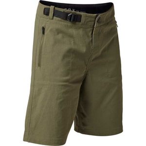 Fox RANGER SHORT W/LINE YTH Dětské cyklo šortky, khaki, velikost obraz