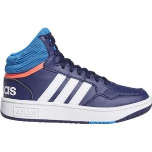 adidas HOOPS 3.0 MID K Dětské tenisky, tmavě modrá, velikost 39 1/3 obraz