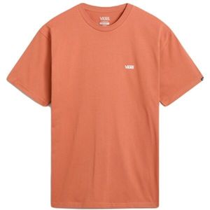 Vans MN LEFT CHEST LOGO TEE Pánské tričko, oranžová, velikost obraz