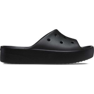 Crocs CLASSIC PLATFORM SLIDE Dámské nazouváky, černá, velikost 41/42 obraz