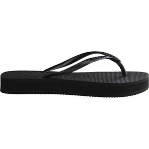 HAVAIANAS SLIM FLAT FORM Dámské žabky, černá, velikost 39/40 obraz